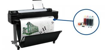 Плоттер HP Designjet T520 36" с СНПЧ и чернилами Плоттер HP Designjet T520 36" с СНПЧ и чернилами