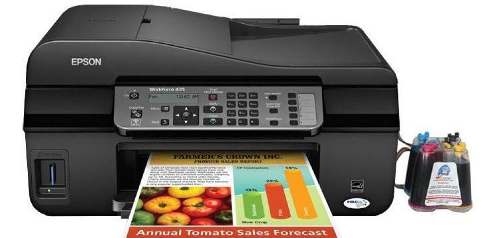 Фото Epson WorkForce 435 с СНПЧ - изображение 1