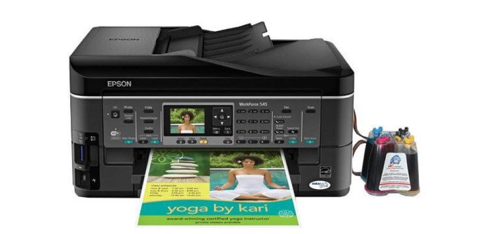Фото Epson WorkForce 545 с СНПЧ - изображение 1