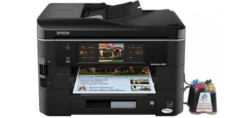 Фото Epson WorkForce 840 с СНПЧ - изображение 1