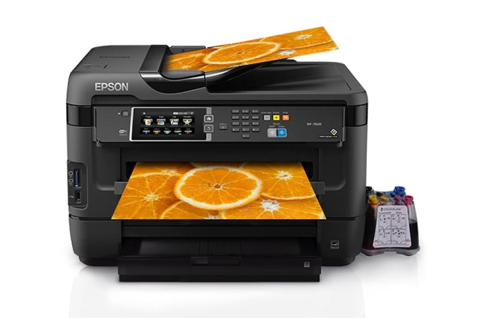 изображение МФУ Epson Workforce WF-7620 Refurbished by Epson с СНПЧ и чернилами - изображение 1