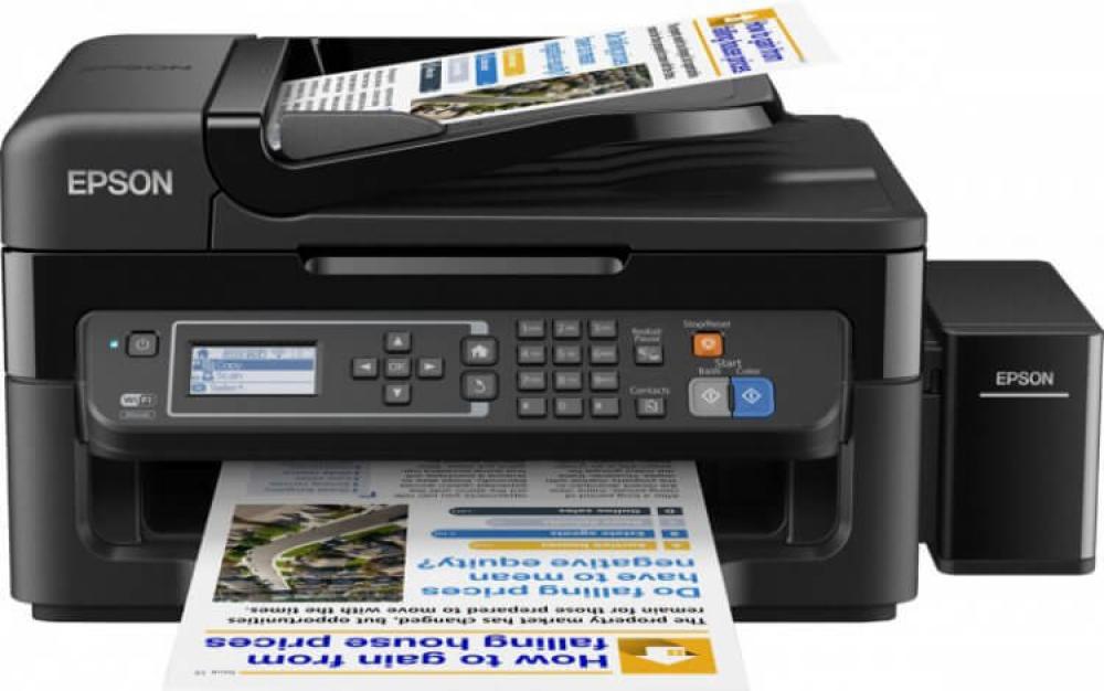 изображение МФУ Epson L566 с оригинальной СНПЧ - изображение 1