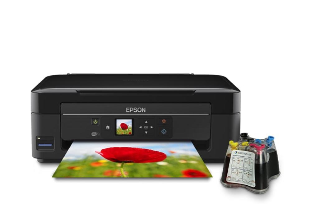 изображение МФУ Epson Expression Home XP-332 с СНПЧ и чернилами - изображение 1