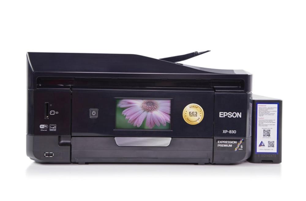 изображение МФУ Epson Expression Premium XP-830 Refurbished с СНПЧ и светостойкими чернилами INKSYSTEM - изображение 2