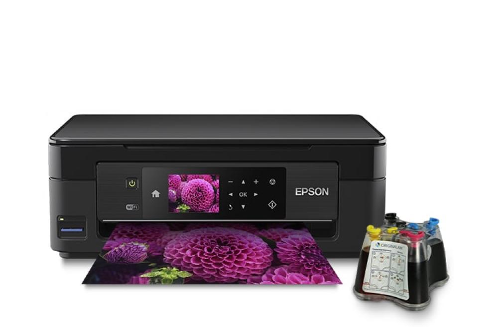 изображение МФУ Epson Expression Home XP-442 с СНПЧ и чернилами - изображение 1