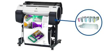 Плоттер Canon imagePROGRAF IPF670 (со стендом) с ПЗК и чернилами