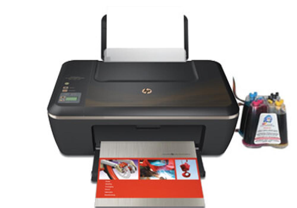 изображение МФУ HP DeskJet Ink Advantage 2520hc с СНПЧ и чернилами - изображение 1