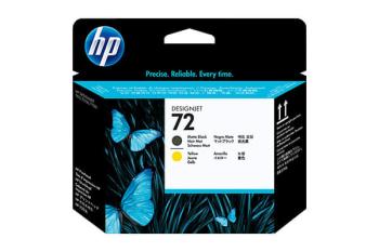 Печатающая головка HP 72 Matte Black and Yellow для моделей DesignJet