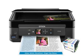 МФУ Epson Expression Home XP-330 с картриджами INKSYSTEM