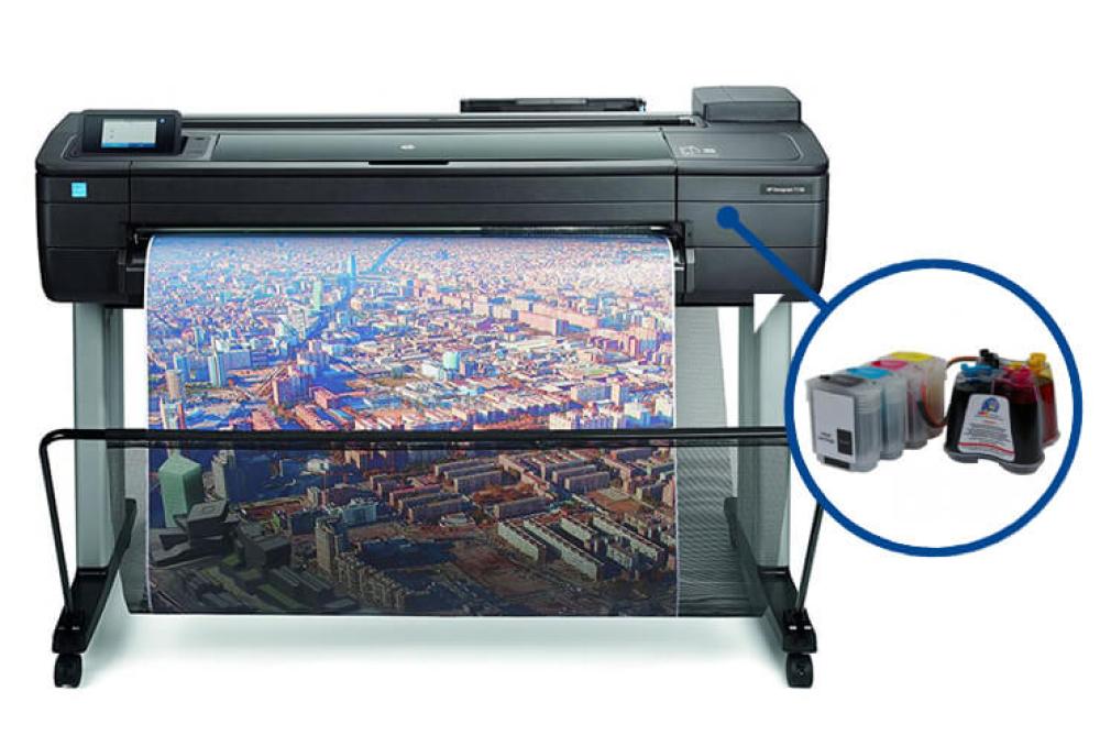 изображение Плоттер HP Designjet T730 36" с СНПЧ - изображение 1