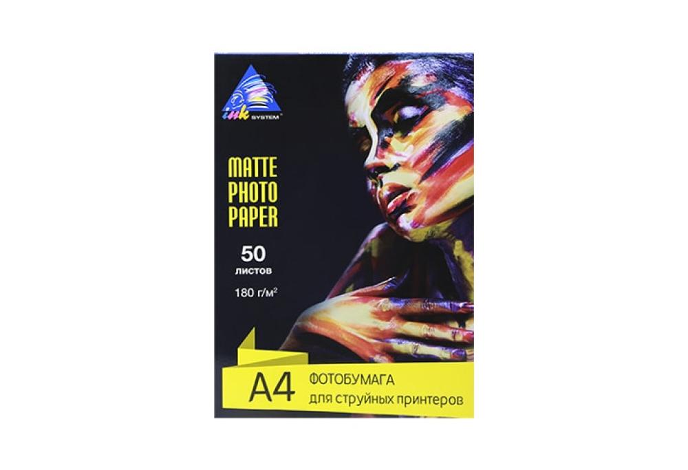 изображение Матовая фотобумага INKSYSTEM 180g, A4, 50 л. для печати на Epson L1300 - изображение 3