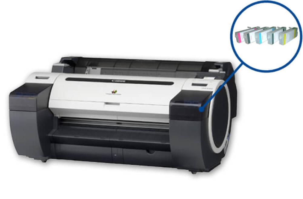 изображение Плоттер Canon imagePROGRAF IPF680 с ПЗК и чернилами (без стенда) - изображение 1