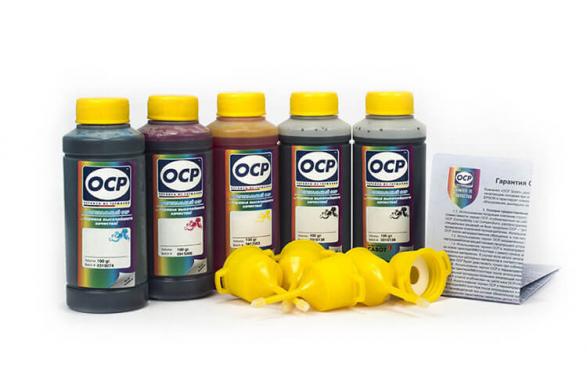 изображение Чернила OCP для HP Photosmart 7510 (BKP249, BK/C/M/Y143) картридж 178 (5x100ml)