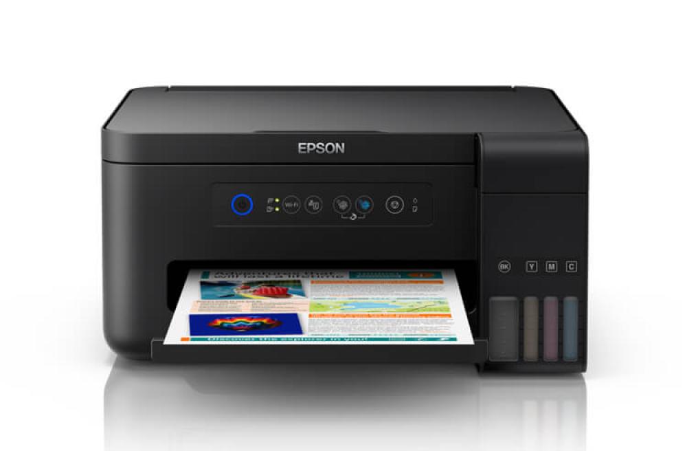 изображение МФУ Epson L4150 с оригинальной СНПЧ и чернилами - изображение 2