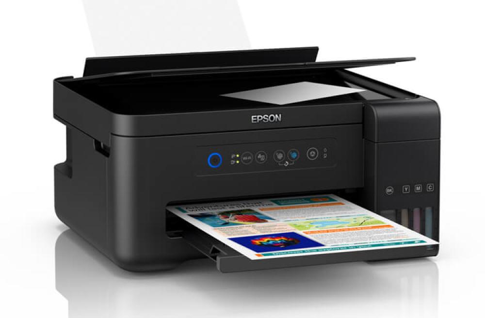 изображение МФУ Epson L4150 с оригинальной СНПЧ и чернилами - изображение 5