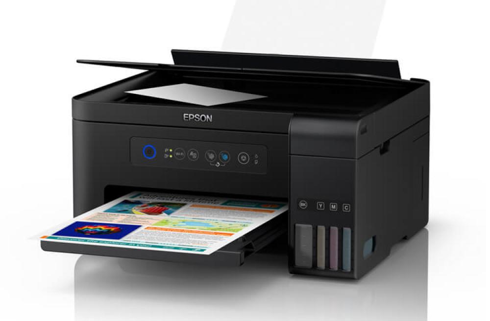изображение МФУ Epson L4150 с оригинальной СНПЧ и чернилами - изображение 4