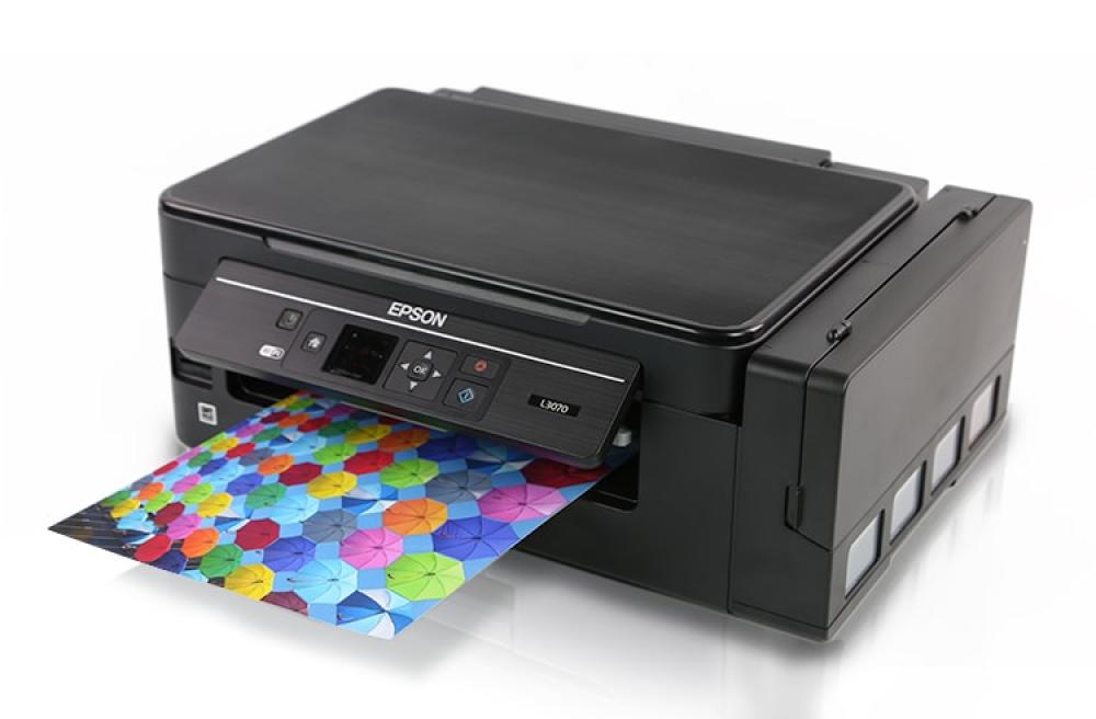 изображение МФУ Epson L3070 с оригинальной СНПЧ и чернилами INKSYSTEM 70 мл - изображение 3