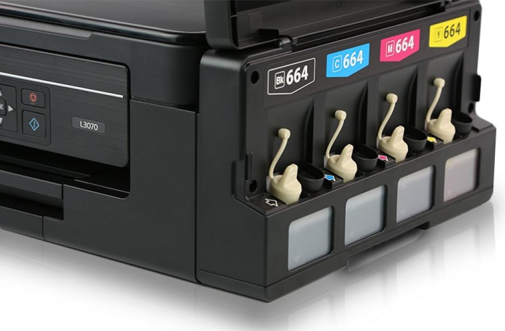 изображение МФУ Epson L3070 с оригинальной СНПЧ и чернилами INKSYSTEM 70 мл - изображение 6