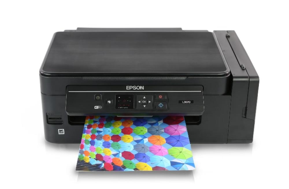 изображение МФУ Epson L3070 с оригинальной СНПЧ и чернилами INKSYSTEM 70 мл - изображение 4