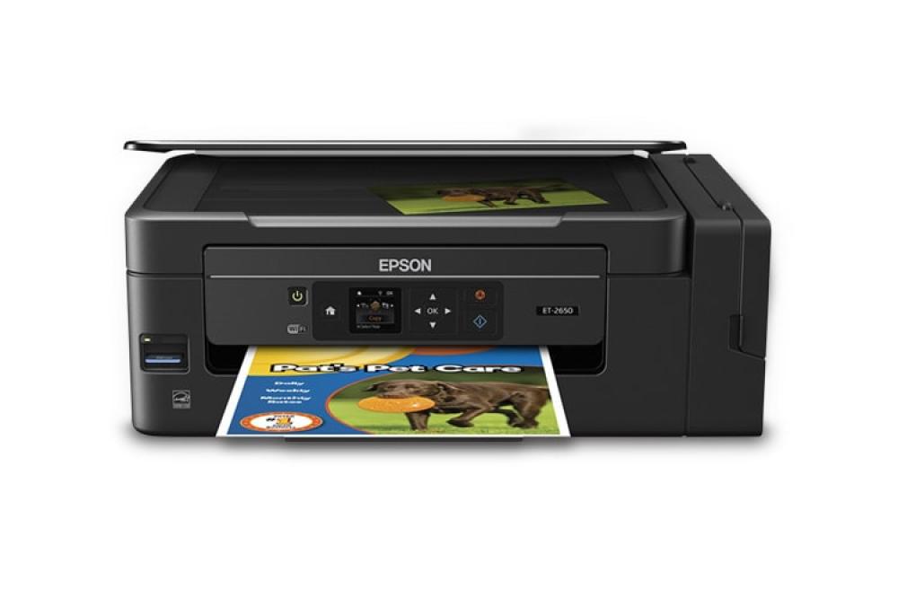 изображение МФУ Epson Expression EcoTank ET-2650 с оригинальной СНПЧ и чернилами - изображение 1