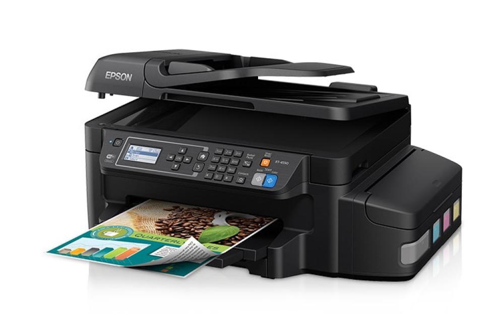 изображение МФУ Epson WorkForce EcoTank ET-4550 с оригинальной СНПЧ и чернилами - изображение 3