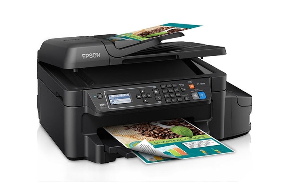 изображение МФУ Epson WorkForce EcoTank ET-4550 с оригинальной СНПЧ и чернилами INKSYSTEM - изображение 2