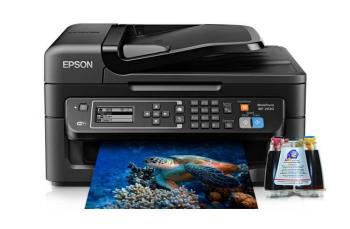 МФУ Epson Workforce WF-2630 с СНПЧ и сублимационными чернилами