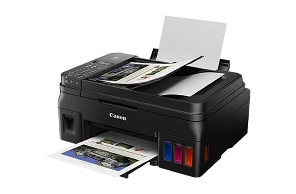 изображение МФУ Canon PIXMA G4411 с оригинальной СНПЧ и чернилами - изображение 2