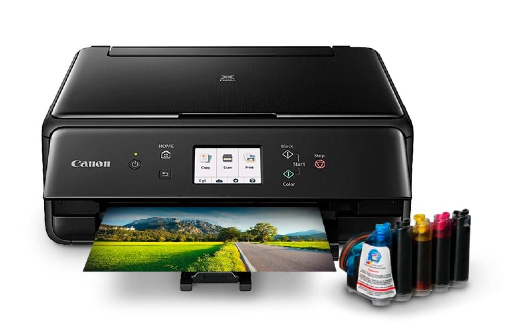 изображение МФУ Canon PIXMA TS6150 с СНПЧ и чернилами - изображение 1