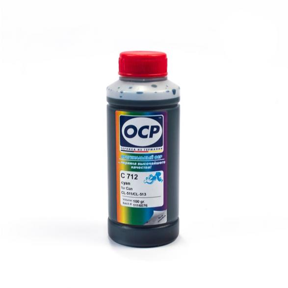 изображение Чернила OCP для Canon PIXMA (C712) Cyan 100мл