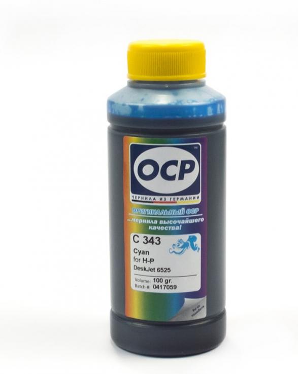 Фото HP Deskjet (С343) Cyan изображение Чернила OCP для HP Deskjet (С343) картридж 655, Cyan 100мл