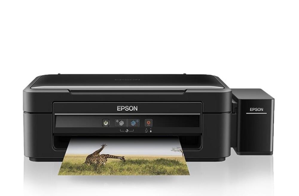 изображение МФУ Epson L382 с оригинальной СНПЧ и чернилами INKSYSTEM 70 мл (Уценка) - изображение 1