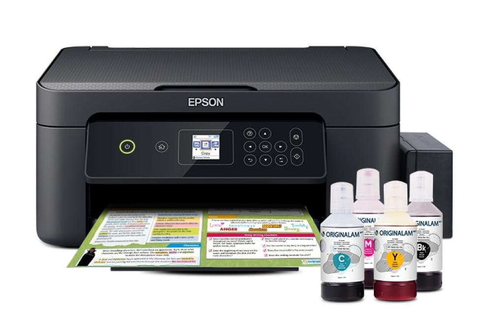 изображение МФУ Epson Expression Home XP-3100 с БСНПЧ и чернилами ORIGINALAM.NET 350мл - изображение 1