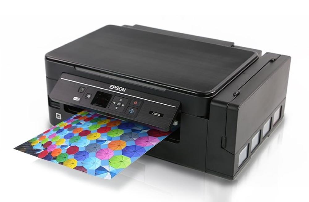 изображение МФУ Epson L3070 с оригинальной СНПЧ и чернилами INKSYSTEM 70 мл (Уценка) - изображение 2