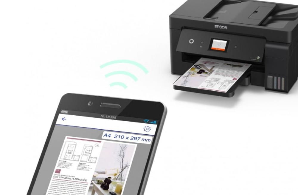 изображение МФУ Epson L14150 с оригинальной СНПЧ и чернилами - изображение 3
