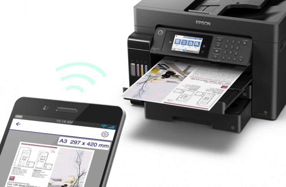 изображение МФУ Epson L15160 с оригинальной СНПЧ и чернилами - изображение 3