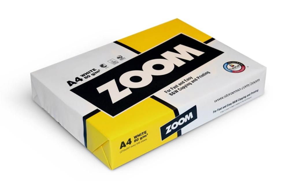 изображение Офисная бумага Zoom A4, 80g/m2, 500л - изображение 2