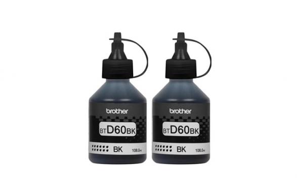 Фото Оригинальные чернила для Brother BTD60BK Black изображение Оригинальные чернила для Brother BTD60BK Black (108 мл) - 2шт