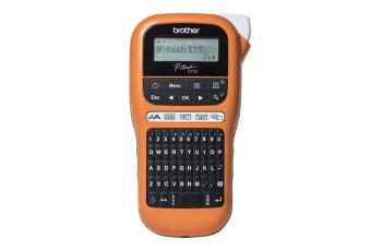 Принтер для печати этикеток Brother PT-E110VP в кейсе с дополнительными расходными материалами