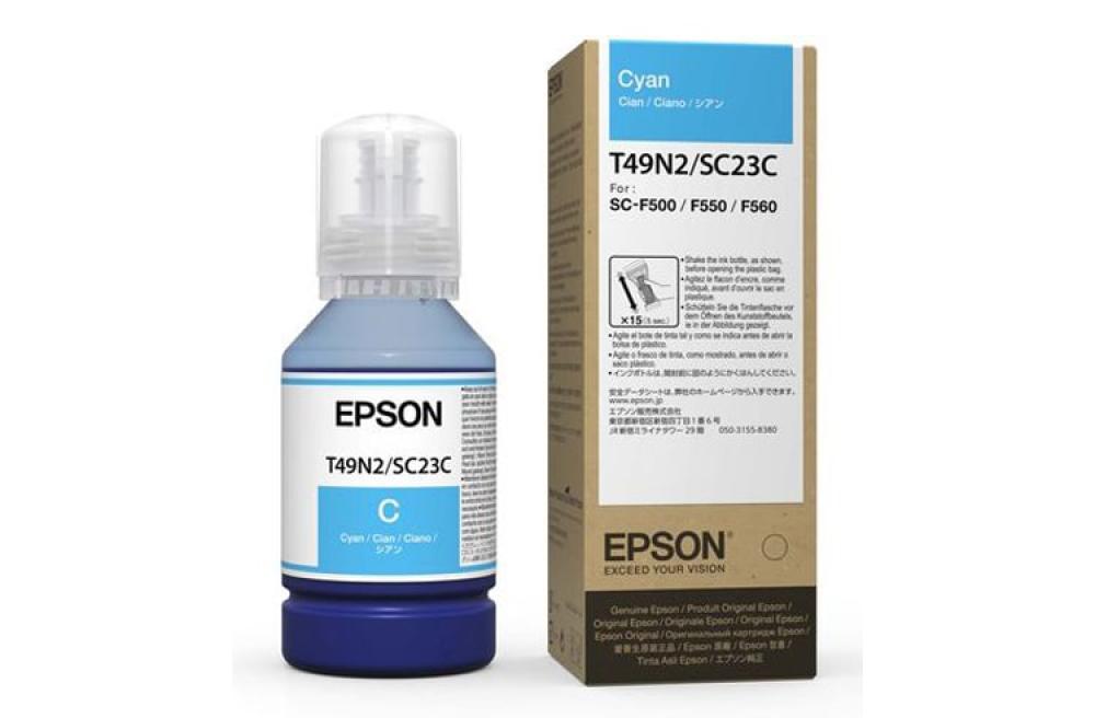 изображение Сублимационные чернила Epson Cyan T49N2 140 мл - изображение 2