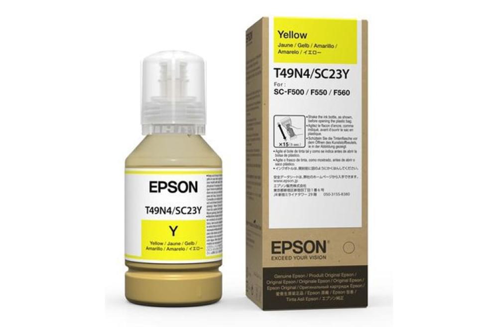 изображение Сублимационные чернила Epson Yellow T49N4 140 мл - изображение 2