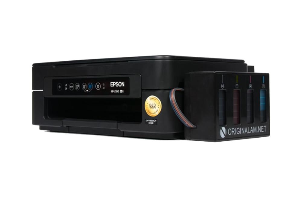 изображение МФУ Epson Expression Home XP-2105 с БСНПЧ и чернилами ORIGINALAM.NET 350мл - изображение 3