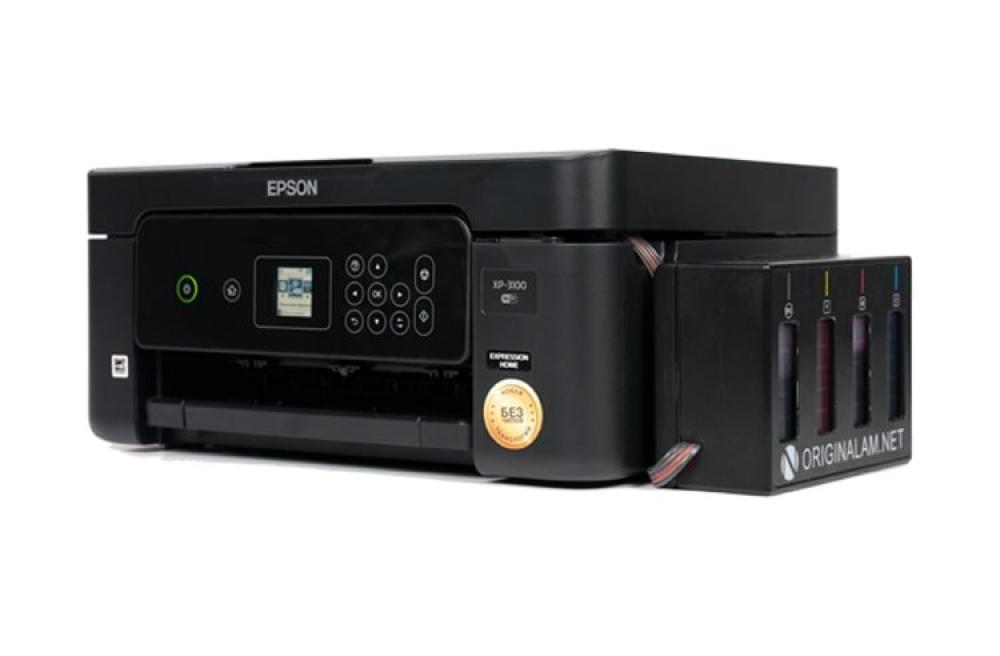 изображение МФУ Epson Expression Home XP-3105 с БСНПЧ и чернилами ORIGINALAM.NET 350мл - изображение 2