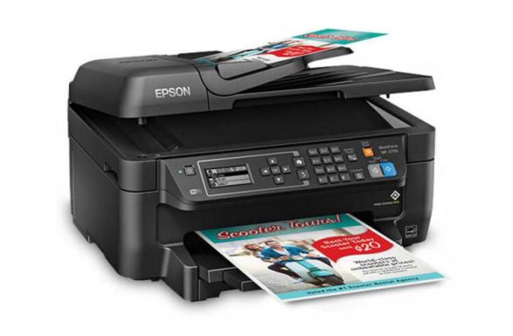 изображение МФУ Epson Workforce WF-2750 с СНПЧ и чернилами (Уценка) - изображение 2