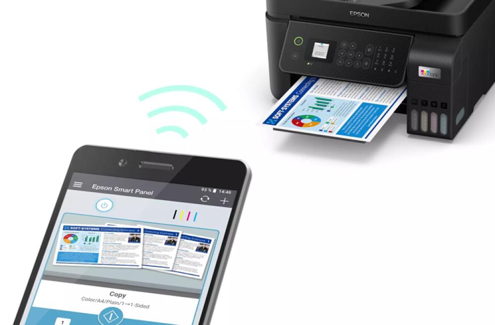 изображение МФУ Epson L5290 с оригинальной СНПЧ и чернилами - изображение 3