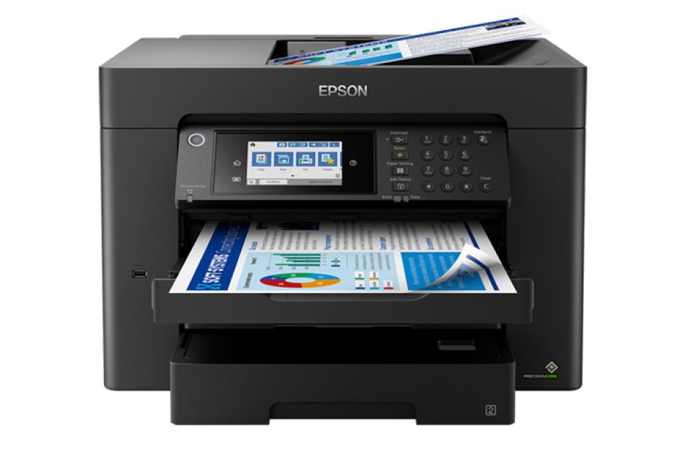 изображение МФУ Epson Workforce WF-7840DTWF с СНПЧ и светостойкими чернилами 100мл - изображение 2