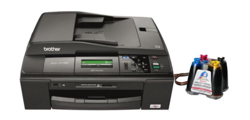 изображение МФУ Brother DCP-J715W с СНПЧ - изображение 1