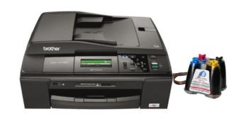МФУ Brother DCP-J715W с СНПЧ и чернилами