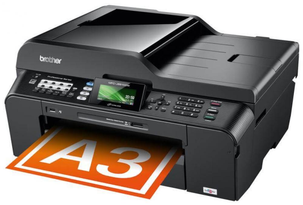 изображение МФУ Brother MFC-J6510DW с ПЗК и чернилами - изображение 1
