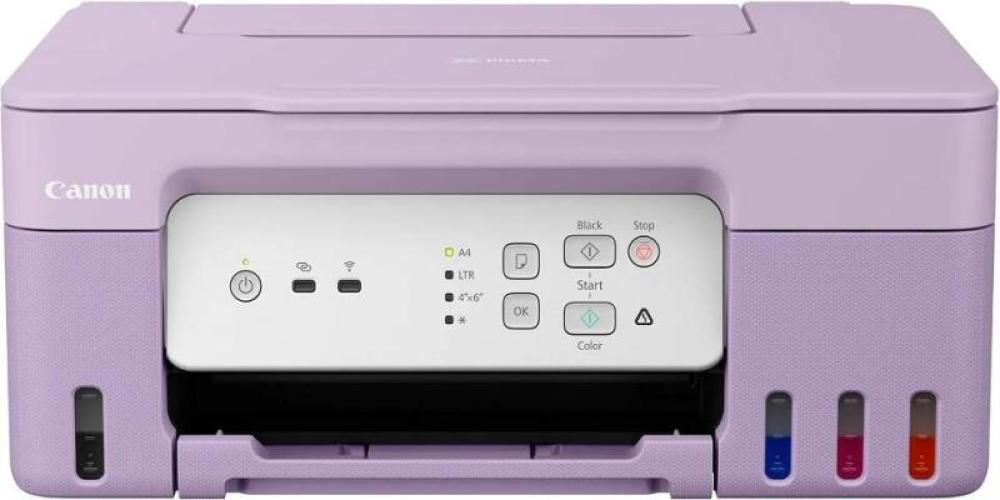 изображение МФУ Canon PIXMA G3430 Purple с оригинальной СНПЧ и чернилами (черный - 70мл, цветные - 40 мл) - изображение 1